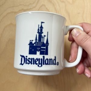 Vintage Disney Japan Disneyland Castle Mug